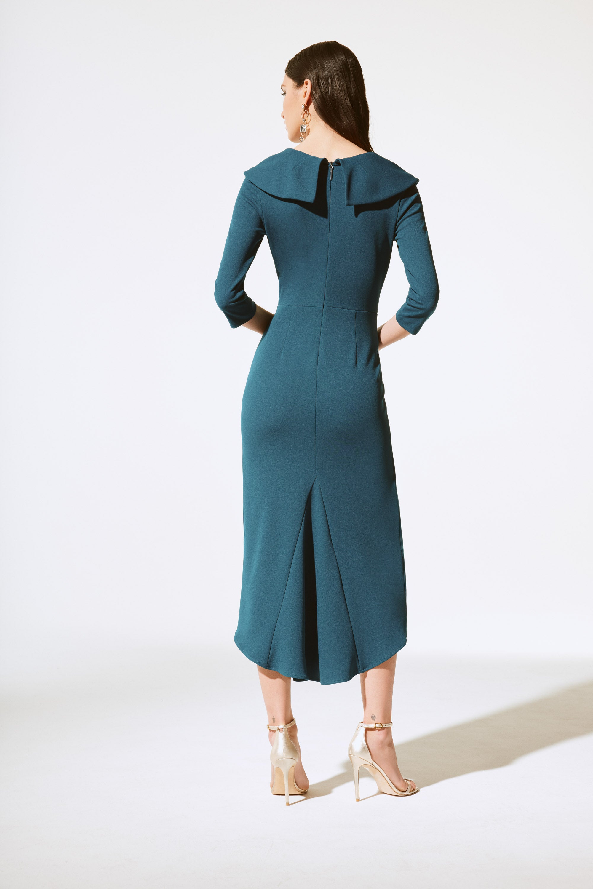 Joseph Ribkoff - Teal Fitted Dress