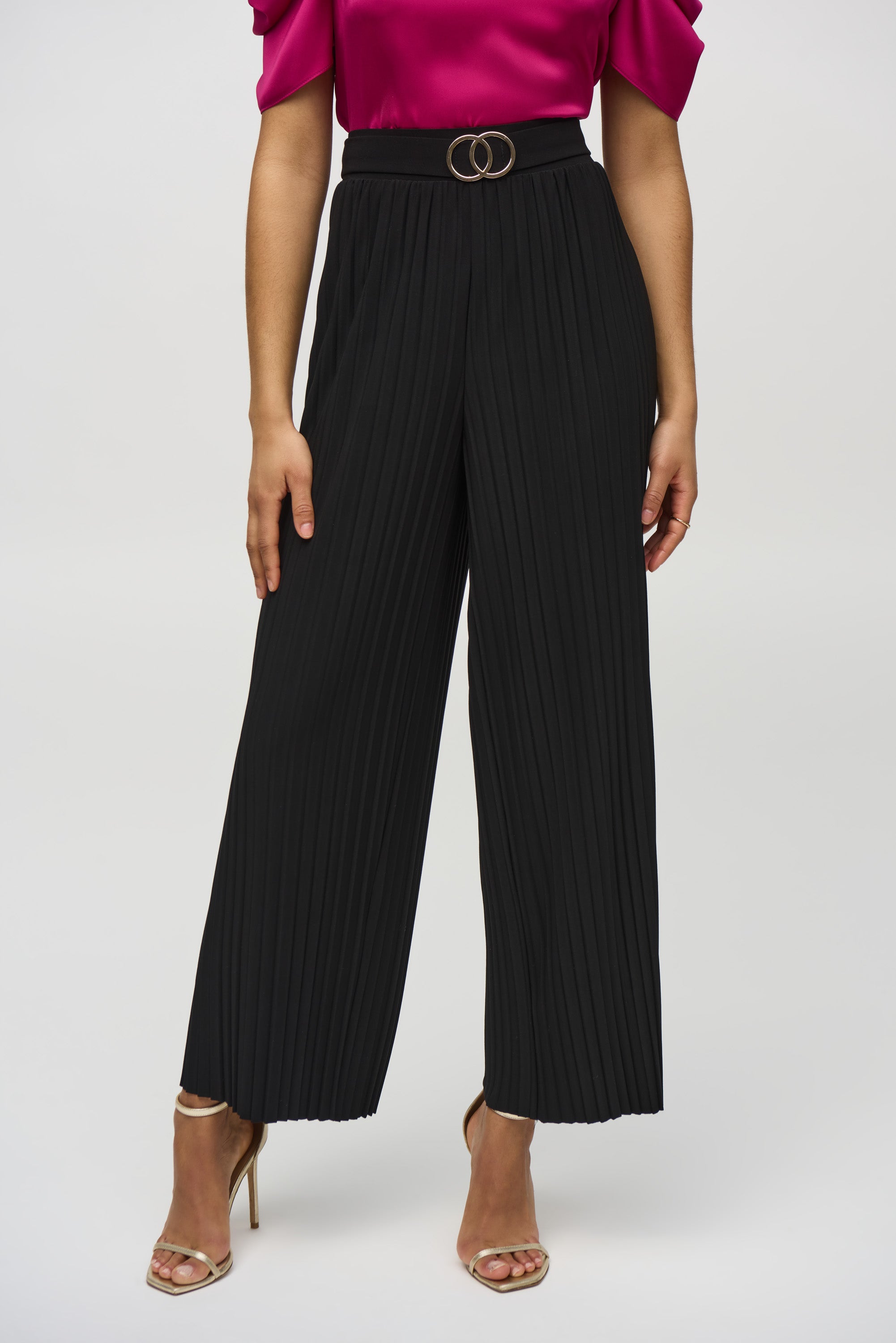 Joseph Ribkoff - Black Pleated Trouser