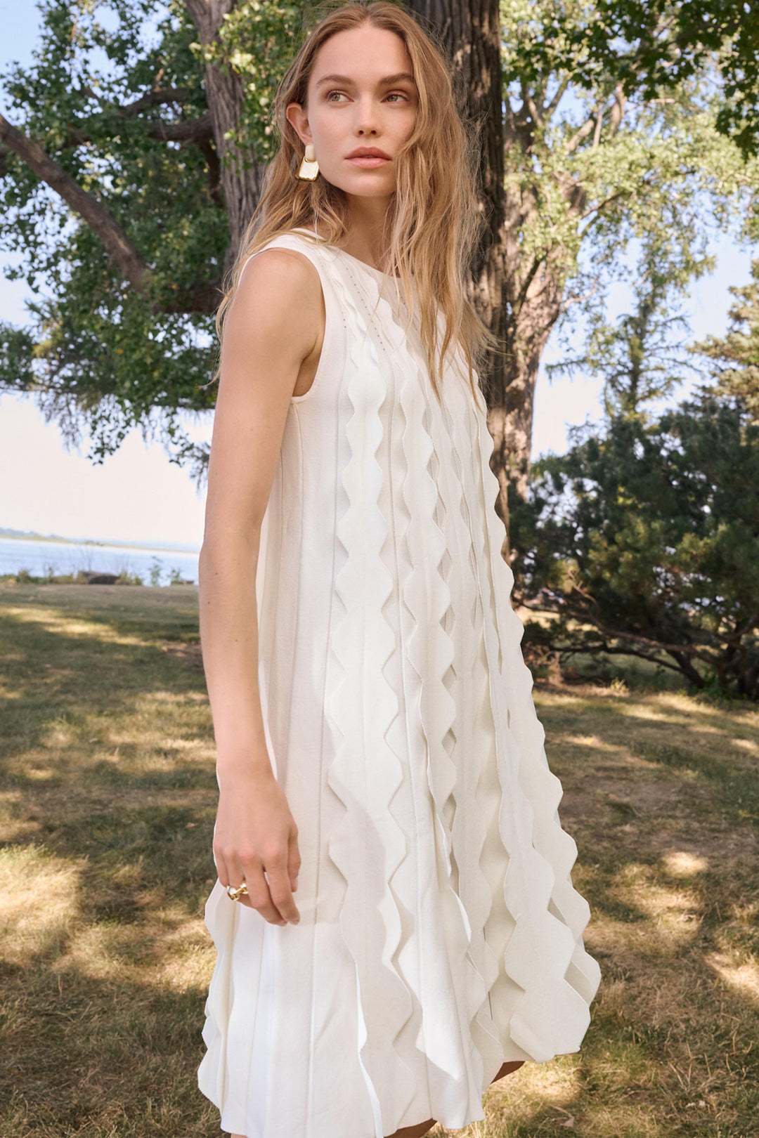 Joseph Ribkoff 262961 Offwhite Vanilla Long Dress