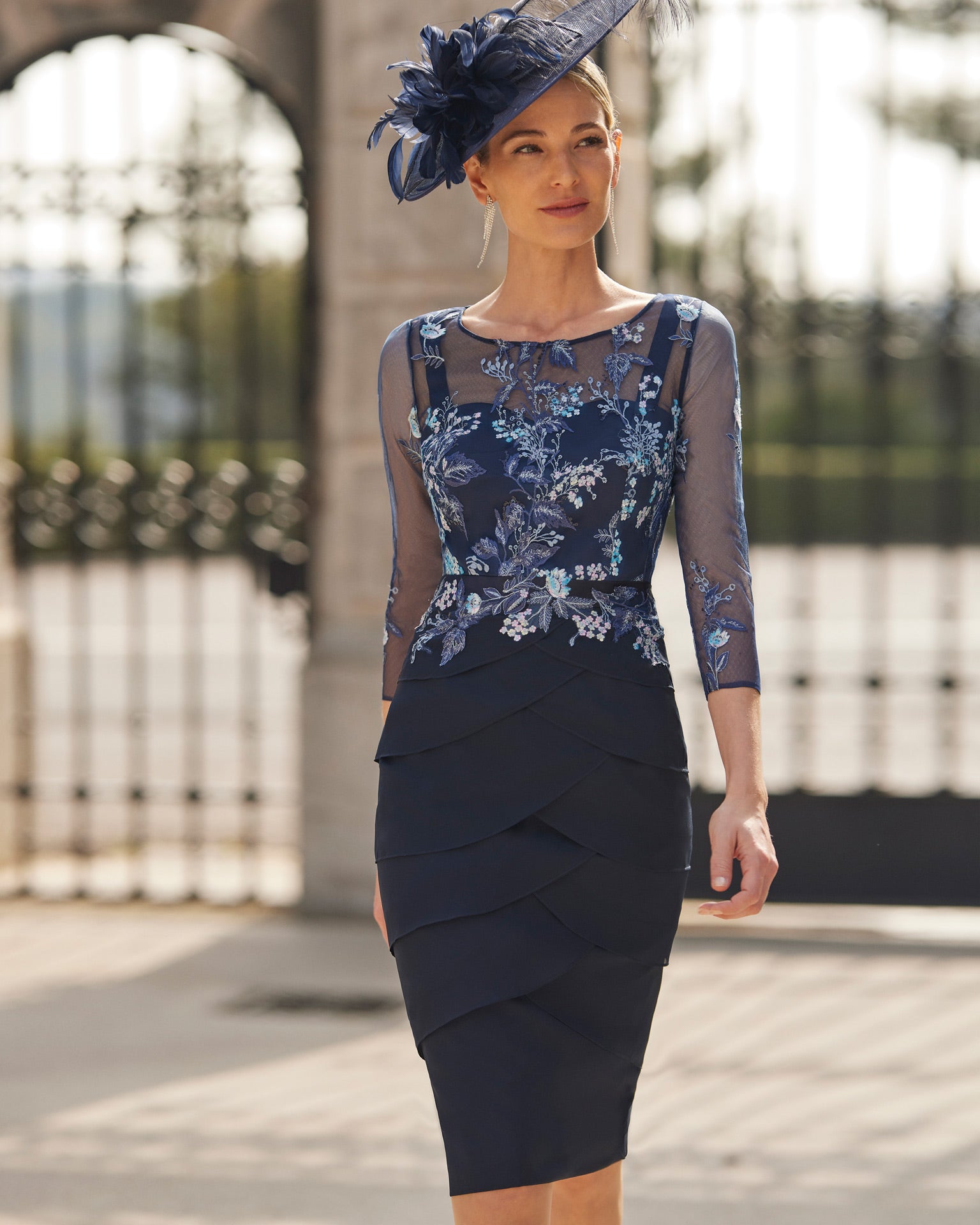 Couture Club - Navy Dress with Jacket
