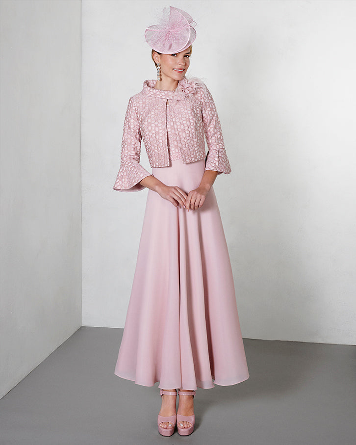 Couture Club - Embroidery Dress with Jacket