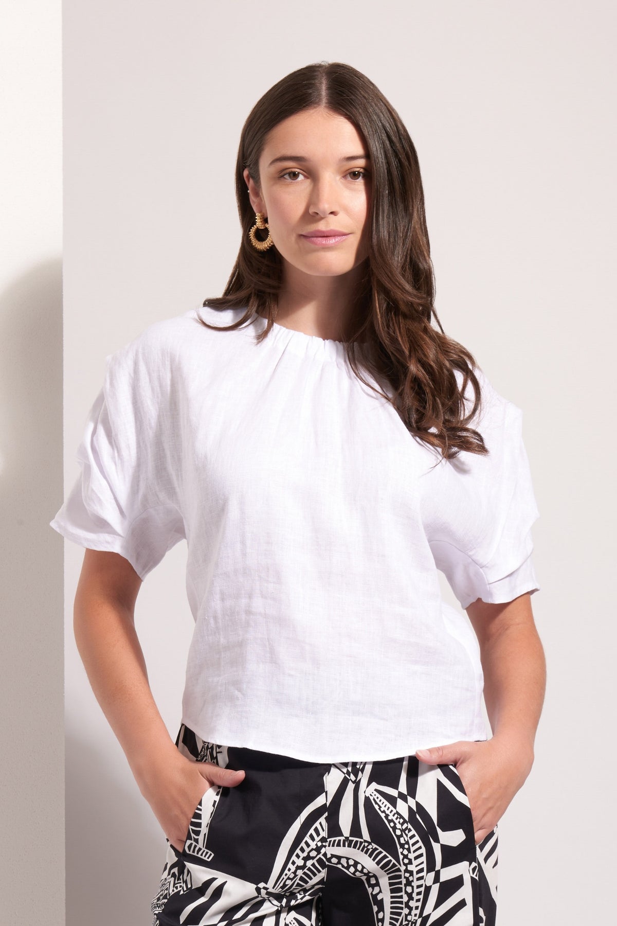 Foil FO8257 Pleat And Greet Top