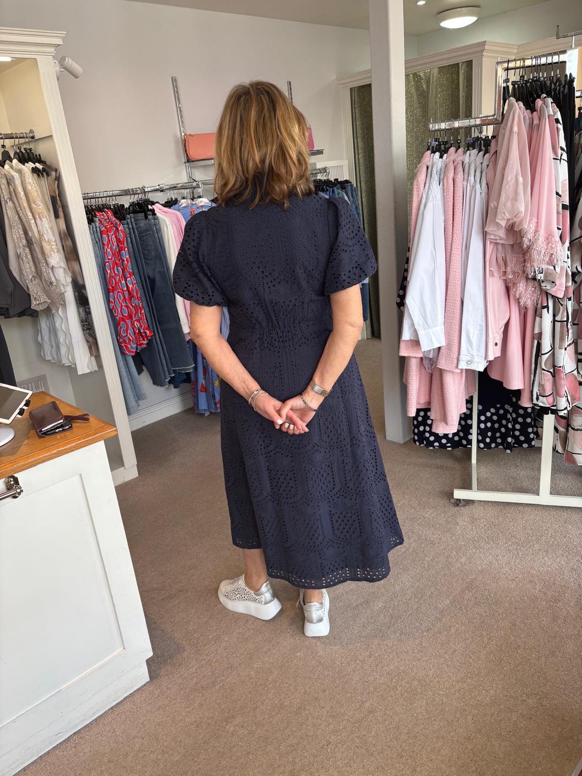 Foil FO8264 Cut Above Dress Navy