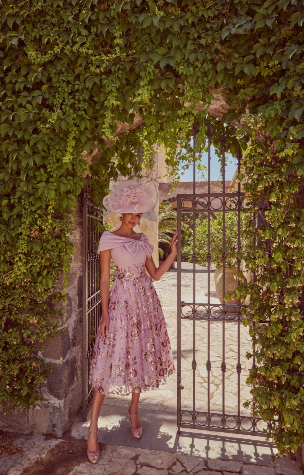 Veni Infantino - Dusky Pink Sequin Dress