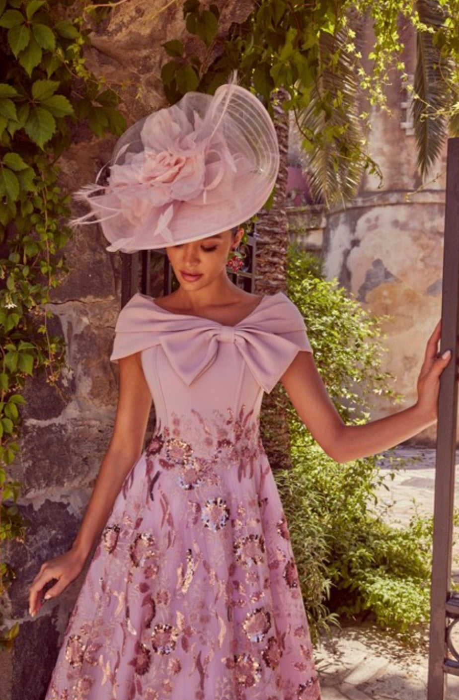 Veni Infantino - Dusky Pink Sequin Dress