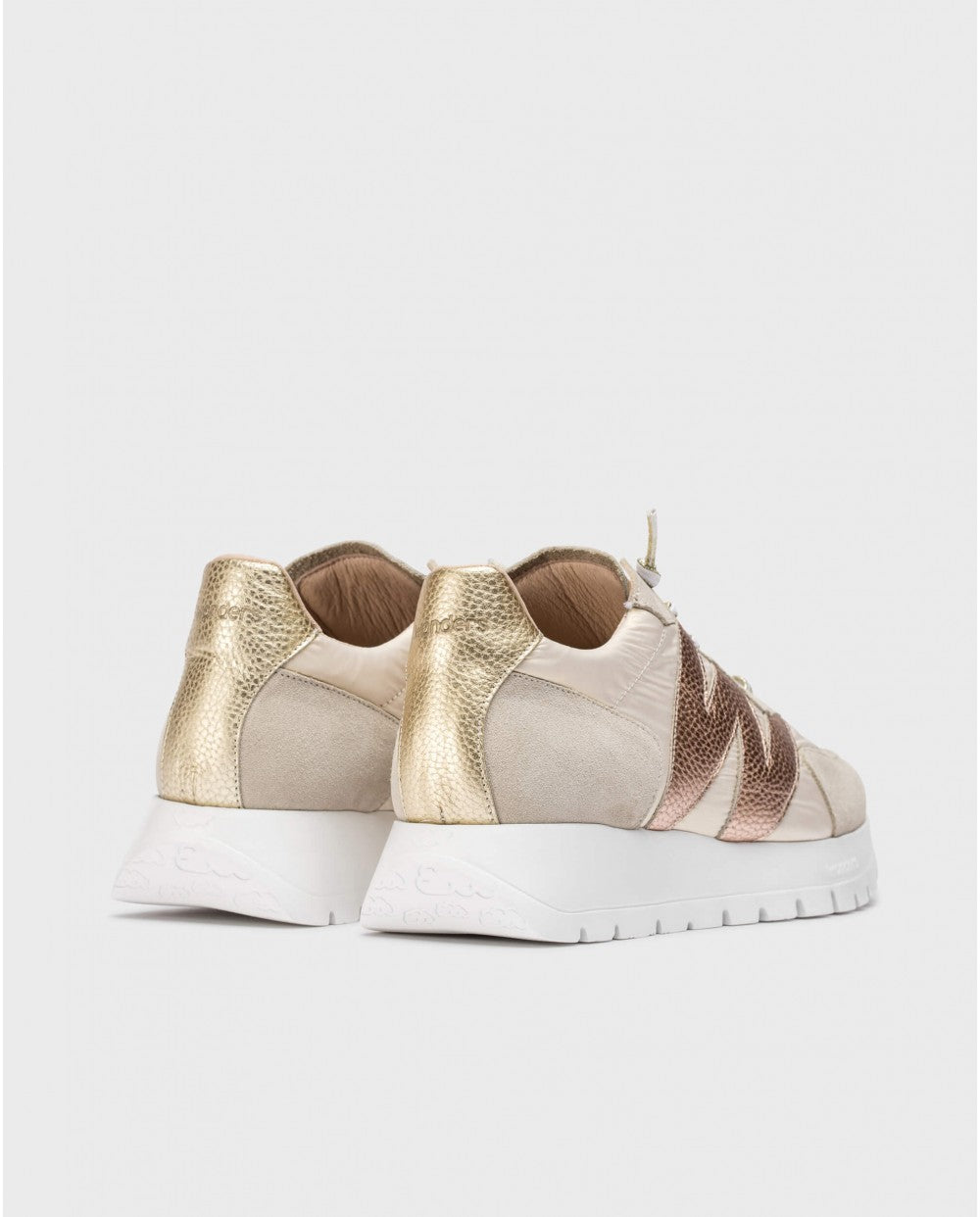 Wonders - Metalic Trainer - Beige