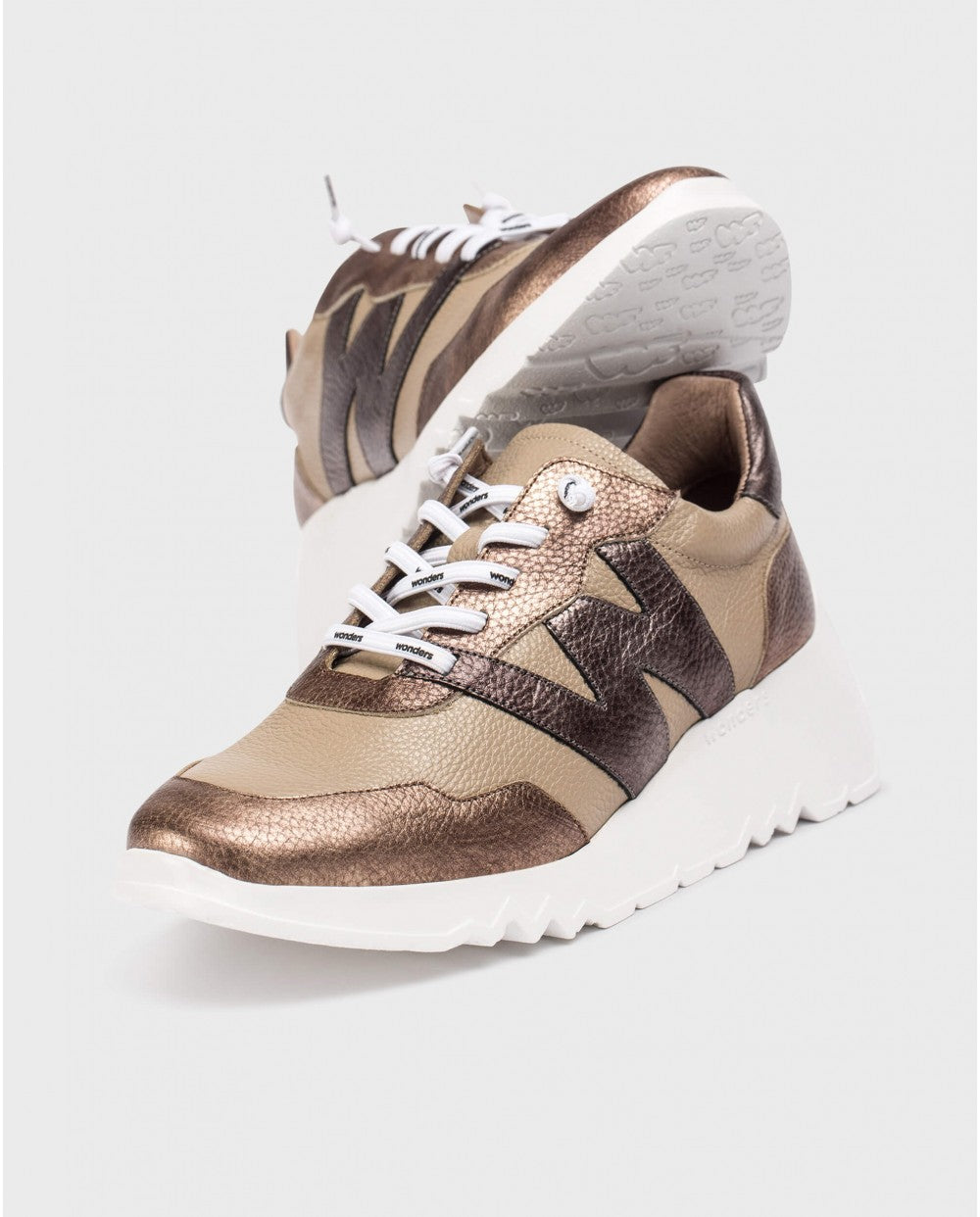 Wonders - Taupe Wonders Dress Trainer