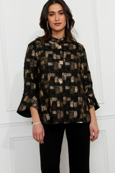 Frank Lyman - Gold/Black Evening Jacket